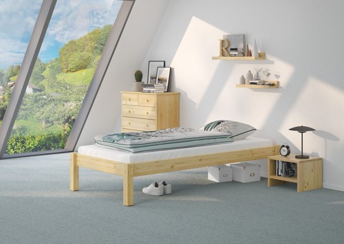 Einzelbett futonbett 90x200 - futonbett,
