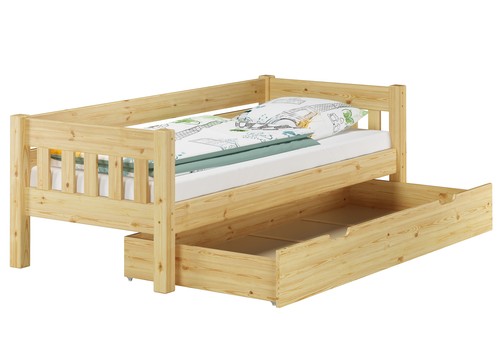 Kieferbett natur einzelbett - kieferbett,