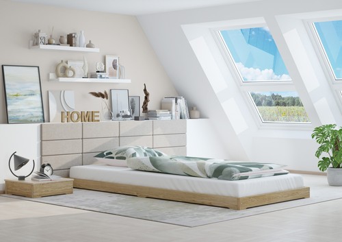 Flachbett platzsparend extra