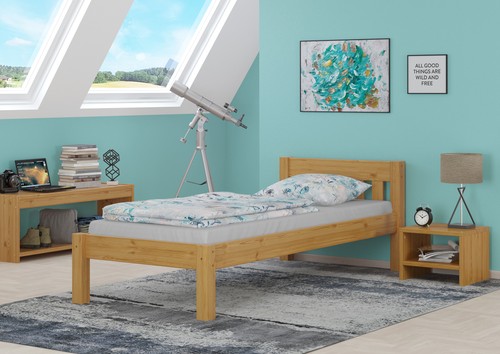 Massivholzbett 100x200