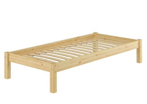 Einzelbett kiefer natur - einzelbett, 80x200